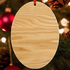 Light Wooden Texture, Wooden Light Brown Background Uv Print Acrylic Ornament Oval by nateshop