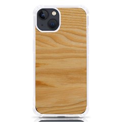 Light Wooden Texture, Wooden Light Brown Background Iphone 13 Tpu Uv Print Case by nateshop