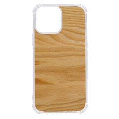 Light Wooden Texture, Wooden Light Brown Background Iphone 13 Pro Max Tpu Uv Print Case by nateshop