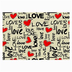 Love Abstract Background Love Textures Large Glasses Cloth (2 Sides) by nateshop