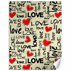 Love Abstract Background Love Textures Canvas 18  X 24  by nateshop