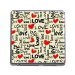 Love Abstract Background Love Textures Memory Card Reader (Square 5 Slot) Front