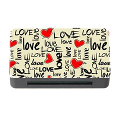 Love Abstract Background Love Textures Memory Card Reader With Cf by nateshop