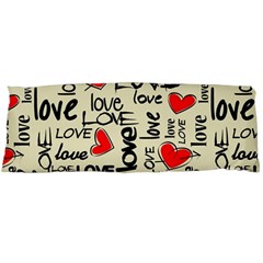 Love Abstract Background Love Textures Body Pillow Case (dakimakura) by nateshop