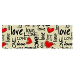 Love Abstract Background Love Textures Banner and Sign 6  x 2  Front