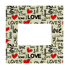 Love Abstract Background Love Textures White Box Photo Frame 4  X 6 