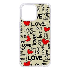 Love Abstract Background Love Textures Iphone 14 Pro Max Tpu Uv Print Case by nateshop