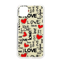 Love Abstract Background Love Textures Iphone 11 Tpu Uv Print Case