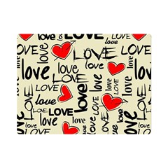 Love Abstract Background Love Textures Premium Plush Fleece Blanket (mini) by nateshop