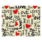 Love Abstract Background Love Textures Premium Plush Fleece Blanket (Large) 80 x60  Blanket Front