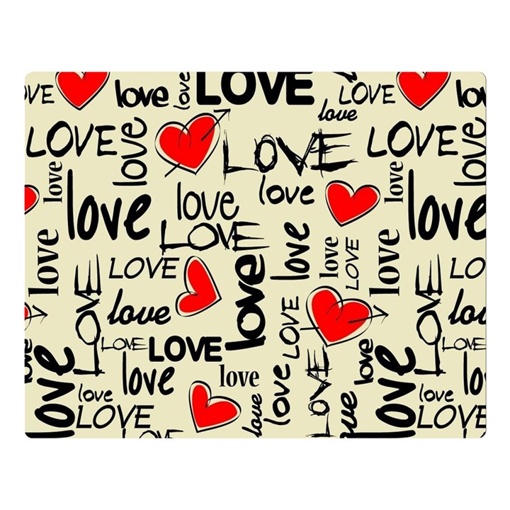 Love Abstract Background Love Textures Premium Plush Fleece Blanket (Large)