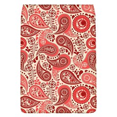 Paisley Red Ornament Texture Removable Flap Cover (l) by nateshop