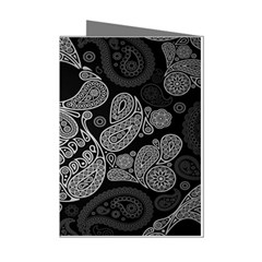 Paisley Skull, Abstract Art Mini Greeting Cards (pkg Of 8) by nateshop