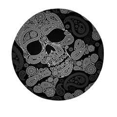 Paisley Skull, Abstract Art Mini Round Pill Box (pack Of 3) by nateshop