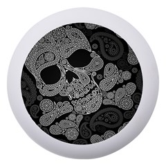 Paisley Skull, Abstract Art Dento Box With Mirror by nateshop