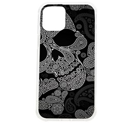 Paisley Skull, Abstract Art Iphone 12 Pro Max Tpu Uv Print Case by nateshop