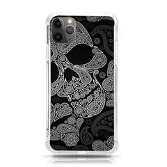 Paisley Skull, Abstract Art Iphone 11 Pro Max 6 5 Inch Tpu Uv Print Case by nateshop