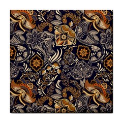 Paisley Texture, Floral Ornament Texture Tile Coaster by nateshop