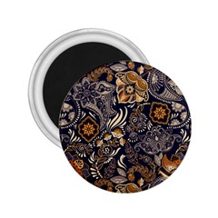 Paisley Texture, Floral Ornament Texture 2 25  Magnets by nateshop