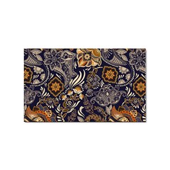 Paisley Texture, Floral Ornament Texture Sticker (rectangular)