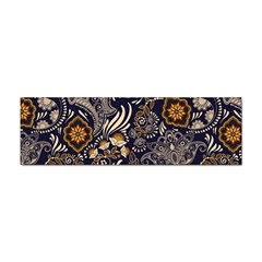 Paisley Texture, Floral Ornament Texture Sticker (bumper) by nateshop