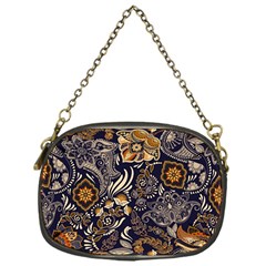 Paisley Texture, Floral Ornament Texture Chain Purse (one Side) by nateshop