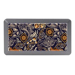 Paisley Texture, Floral Ornament Texture Memory Card Reader (mini) by nateshop