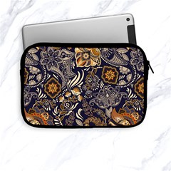 Paisley Texture, Floral Ornament Texture Apple Ipad Mini Zipper Cases by nateshop