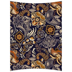 Paisley Texture, Floral Ornament Texture Back Support Cushion