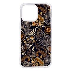 Paisley Texture, Floral Ornament Texture Iphone 14 Pro Max Tpu Uv Print Case