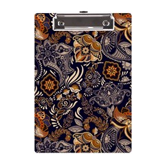 Paisley Texture, Floral Ornament Texture A5 Acrylic Clipboard by nateshop