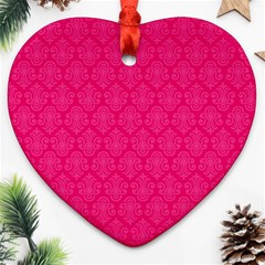 Pink Pattern, Abstract, Background, Bright Ornament (heart) by nateshop