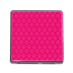 Pink Pattern, Abstract, Background, Bright Memory Card Reader (square 5 Slot) by nateshop