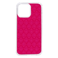 Pink Pattern, Abstract, Background, Bright Iphone 14 Pro Max Tpu Uv Print Case by nateshop