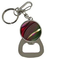 Flower Patterns Pattern Beige Green Bottle Opener Key Chain by Proyonanggan