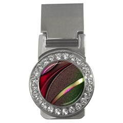 Circle Colorful Shine Line Pattern Geometric Money Clips (cz)  by Proyonanggan