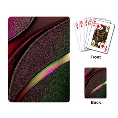 Circle Colorful Shine Line Pattern Geometric Playing Cards Single Design (rectangle) by Proyonanggan