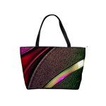 Circle Colorful Shine Line Pattern Geometric Classic Shoulder Handbag Front