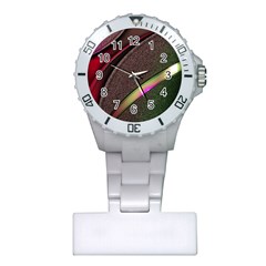 Circle Colorful Shine Line Pattern Geometric Plastic Nurses Watch by Proyonanggan