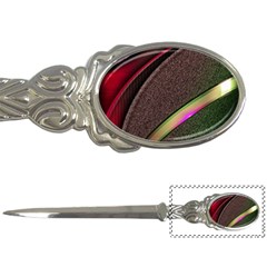 Texture Abstract Curve  Pattern Red Letter Opener by Proyonanggan