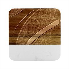 Circle Colorful Shine Line Pattern Geometric Marble Wood Coaster (square) by Proyonanggan