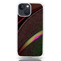 Pattern Texture Leaves Iphone 13 Mini Tpu Uv Print Case by Proyonanggan