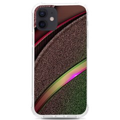 Texture Abstract Curve  Pattern Red Iphone 12/12 Pro Tpu Uv Print Case by Proyonanggan