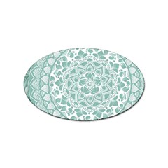 Round Ornament Texture Sticker (oval) by nateshop