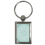 Round Ornament Texture Key Chain (Rectangle) Front