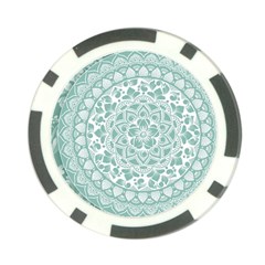 Round Ornament Texture Poker Chip Card Guard (10 Pack) by nateshop