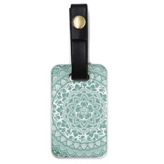 Round Ornament Texture Luggage Tag (one Side) by nateshop