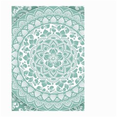 Round Ornament Texture Small Garden Flag (two Sides) by nateshop