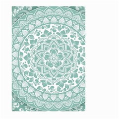 Round Ornament Texture Large Garden Flag (two Sides) by nateshop