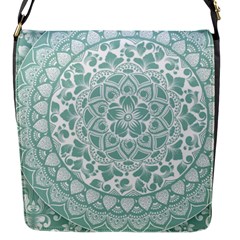 Round Ornament Texture Flap Closure Messenger Bag (s) by nateshop